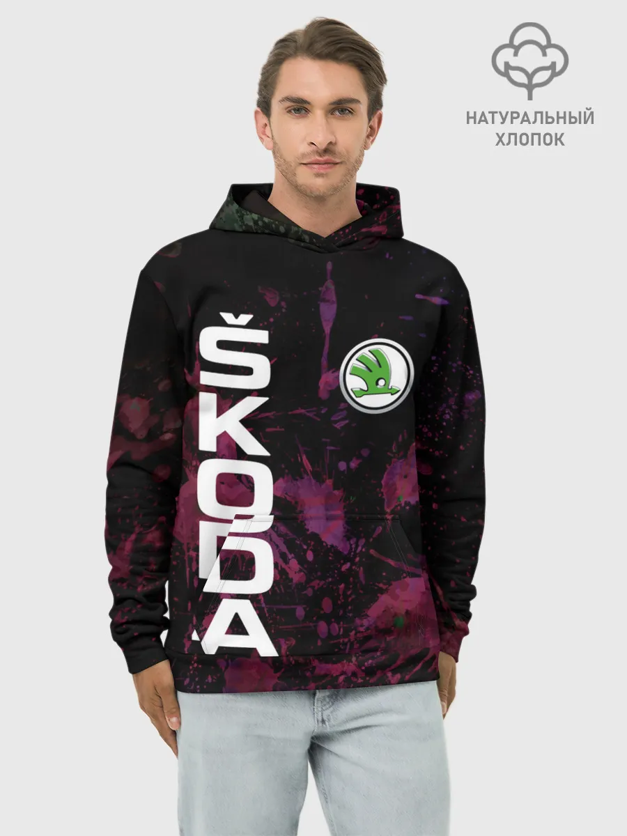Худи мужской база хлопок / Шкода