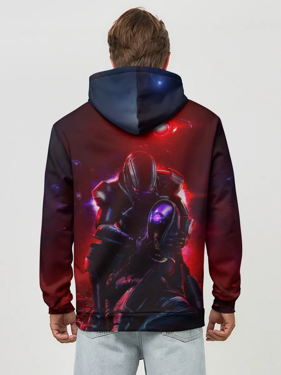 Худи мужской база хлопок / Mass Effect