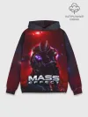 Худи мужской база хлопок / Mass Effect