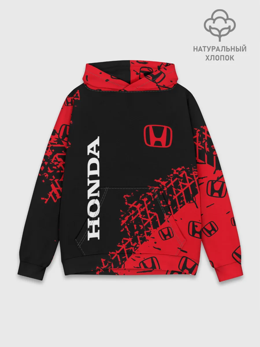 Худи мужской база хлопок / HONDA / ХОНДА