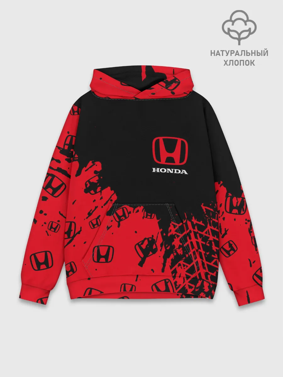 Худи мужской база хлопок / HONDA / ХОНДА
