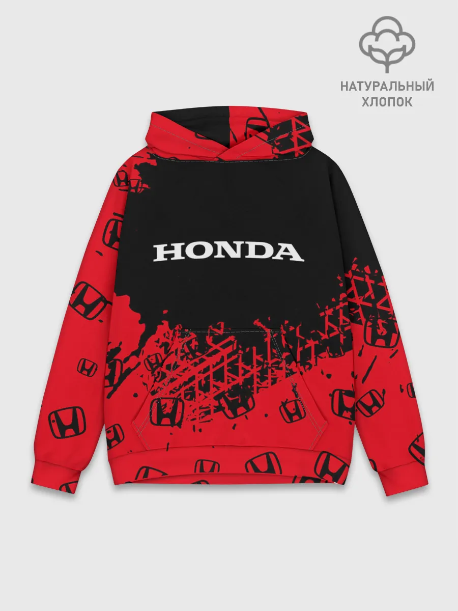 Худи мужской база хлопок / HONDA / ХОНДА