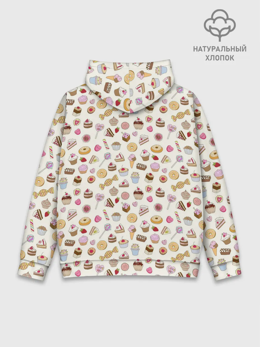 Худи мужской база хлопок / Сладости