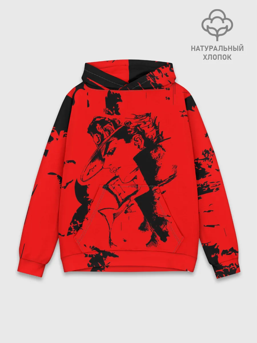 Худи мужской база хлопок / JoJo Bizarre Adventure