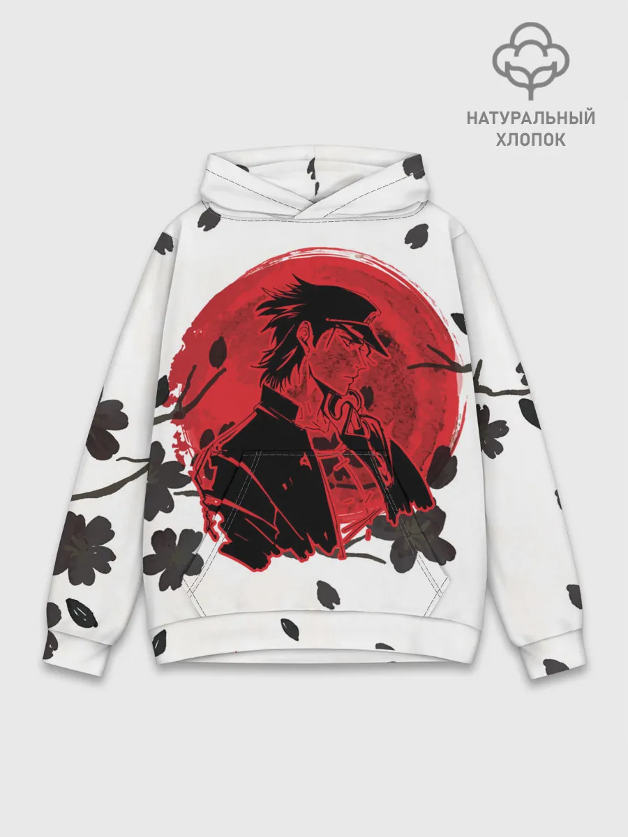 Худи мужской база хлопок / JoJo Bizarre Adventure