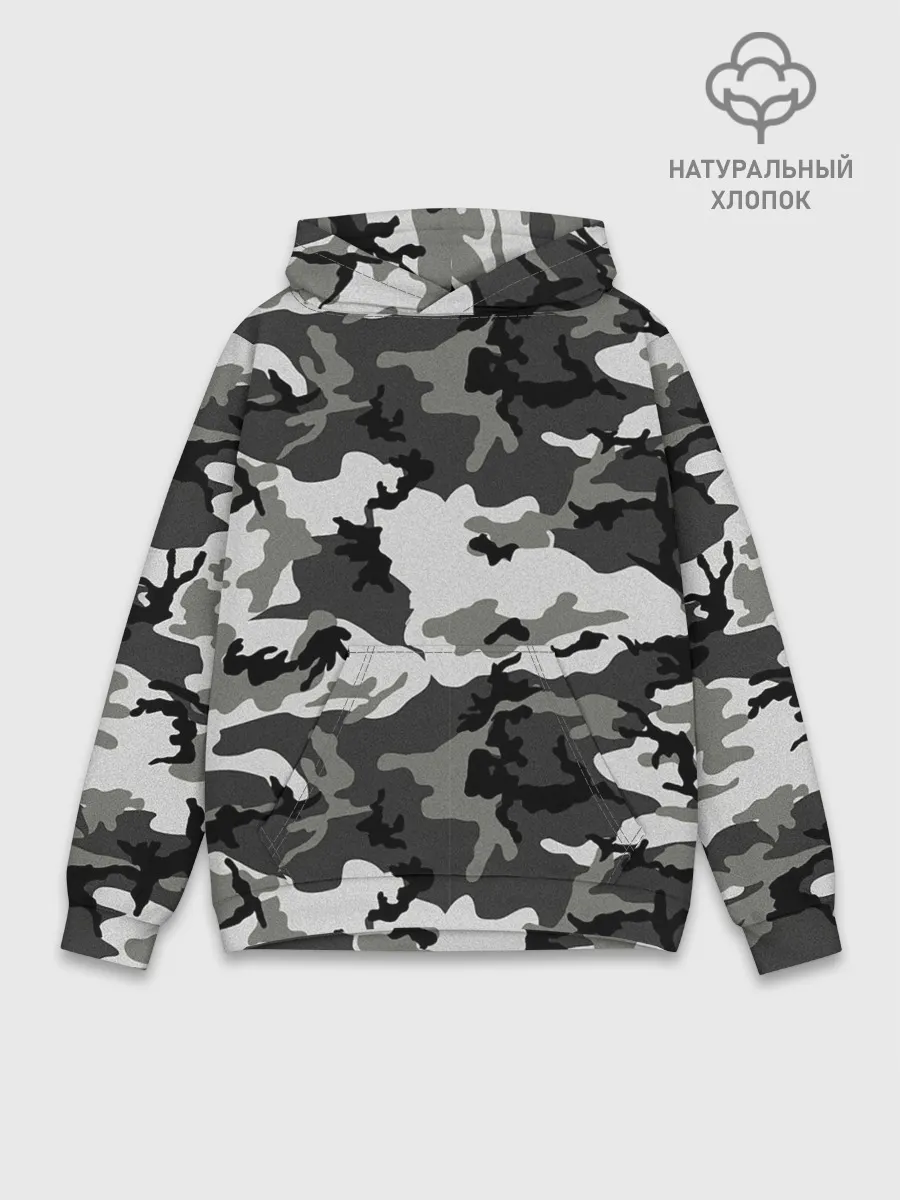 Худи мужской база хлопок / Маскировка