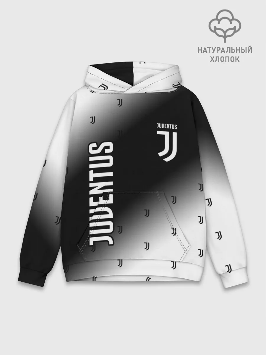 Худи мужской база хлопок / JUVENTUS / ЮВЕНТУС