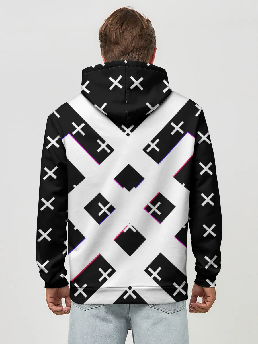 Худи мужской база хлопок / Pepe в очках EZ