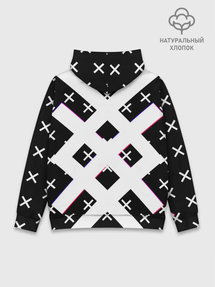 Худи мужской база хлопок / Pepe в очках EZ