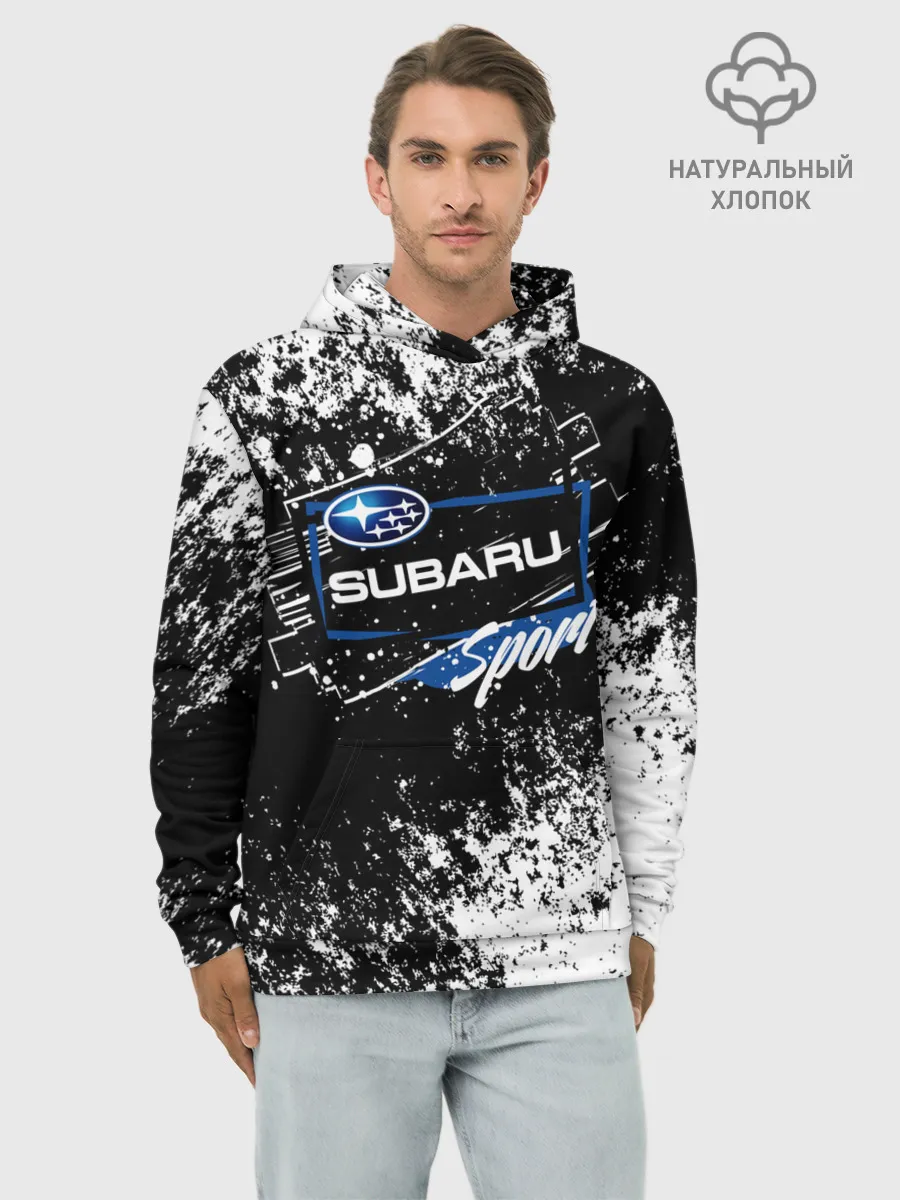 Худи мужской база хлопок / SUBARU SPORT