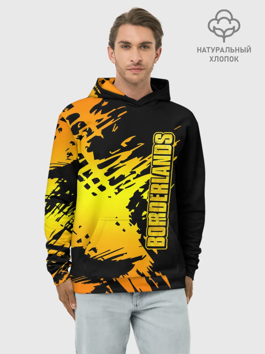 Худи мужской база хлопок / Borderlands