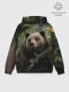 Худи мужской база хлопок / Медведь