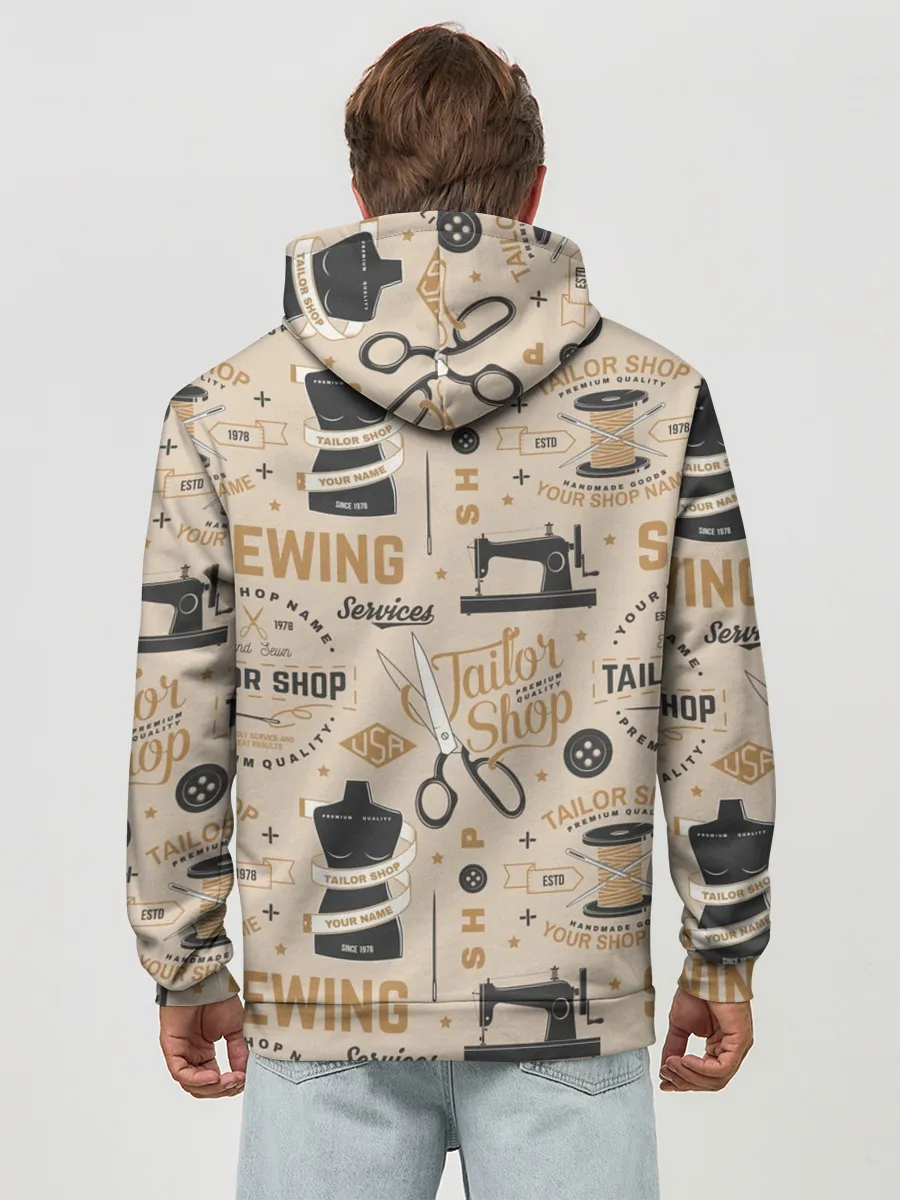 Худи мужской база хлопок / sewing