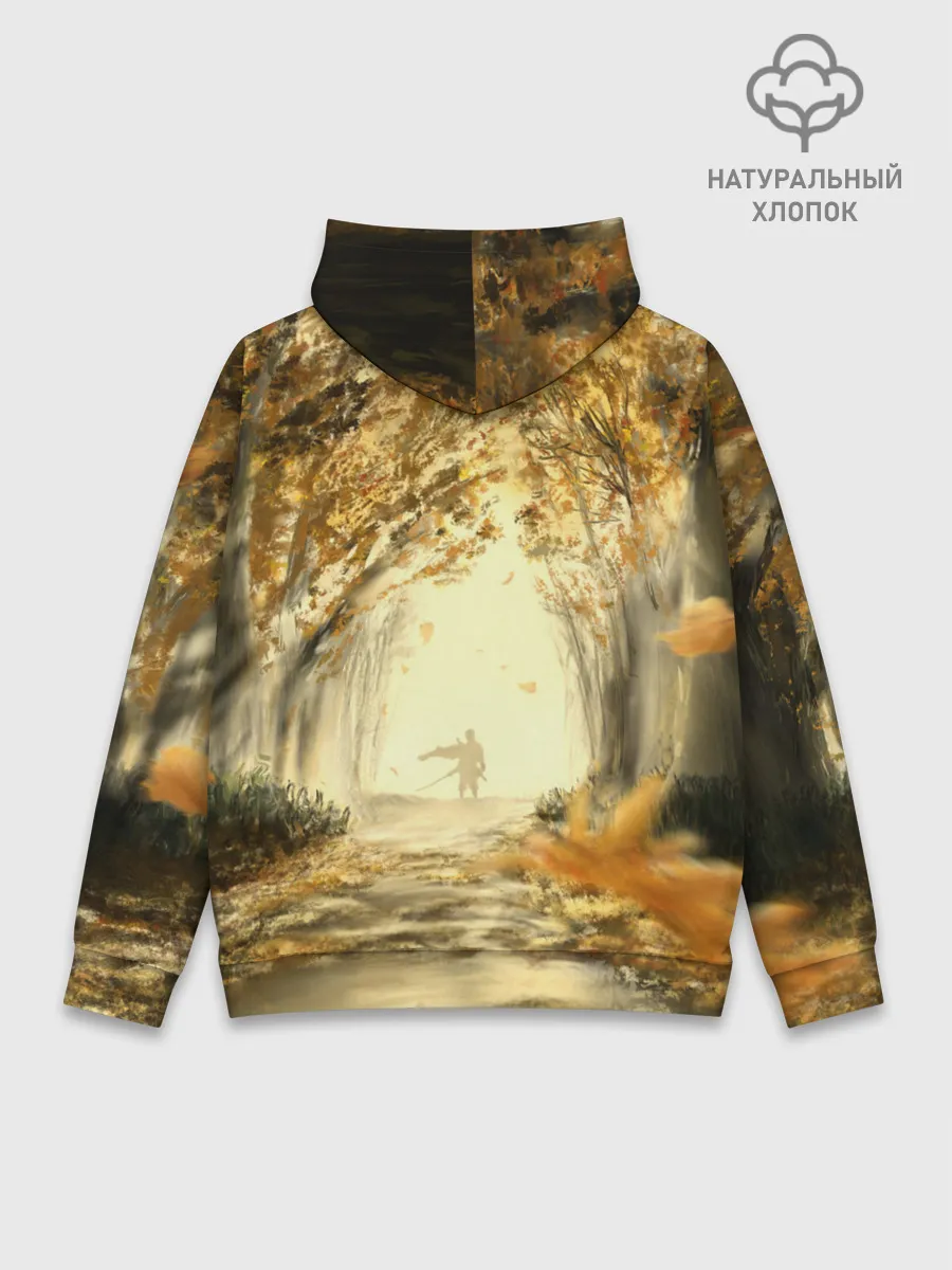 Худи мужской база хлопок / Ghost of Tsushima
