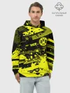 Худи мужской база хлопок / Borussia Dortmund