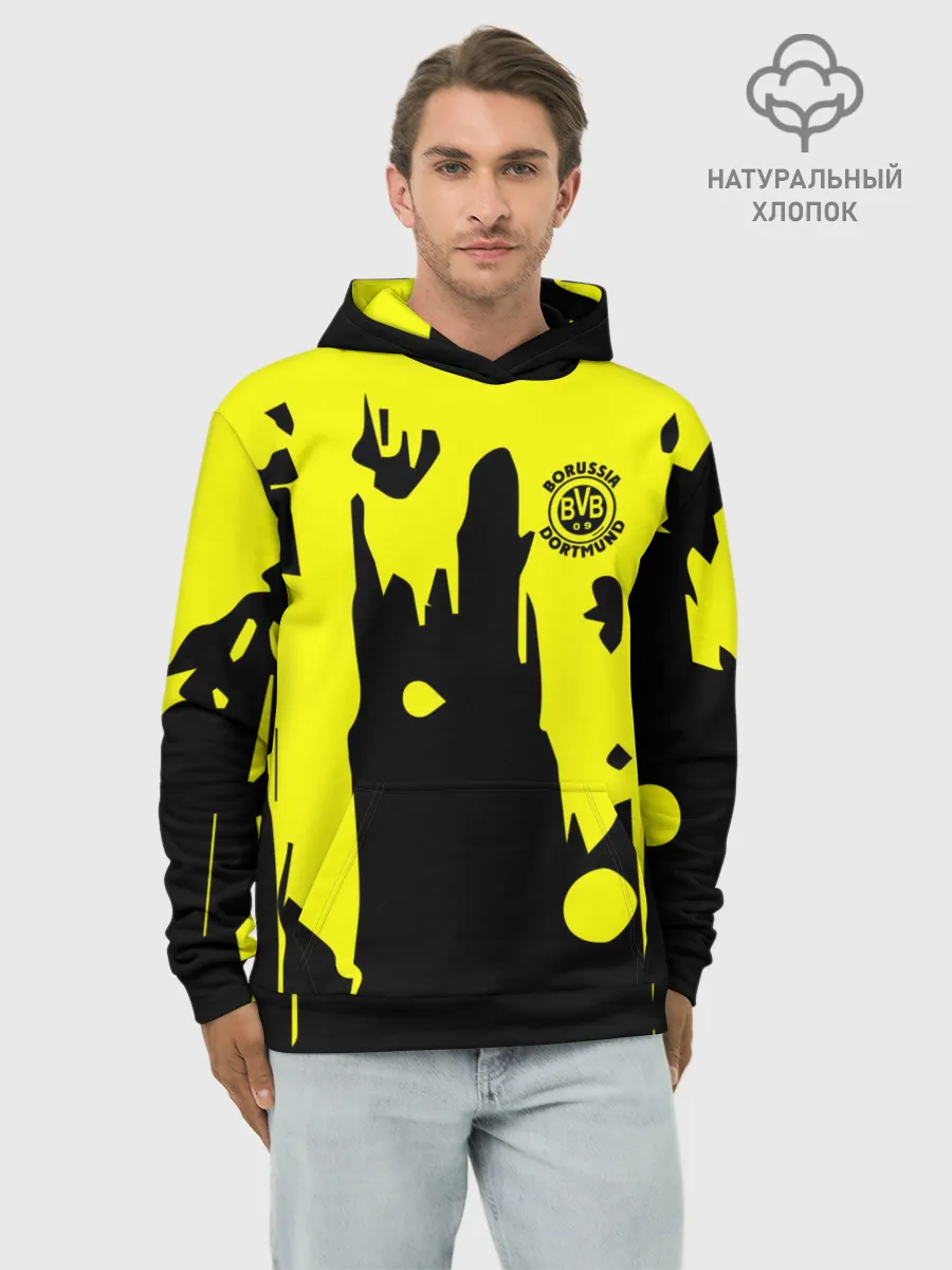 Худи мужской база хлопок / FC Borussia