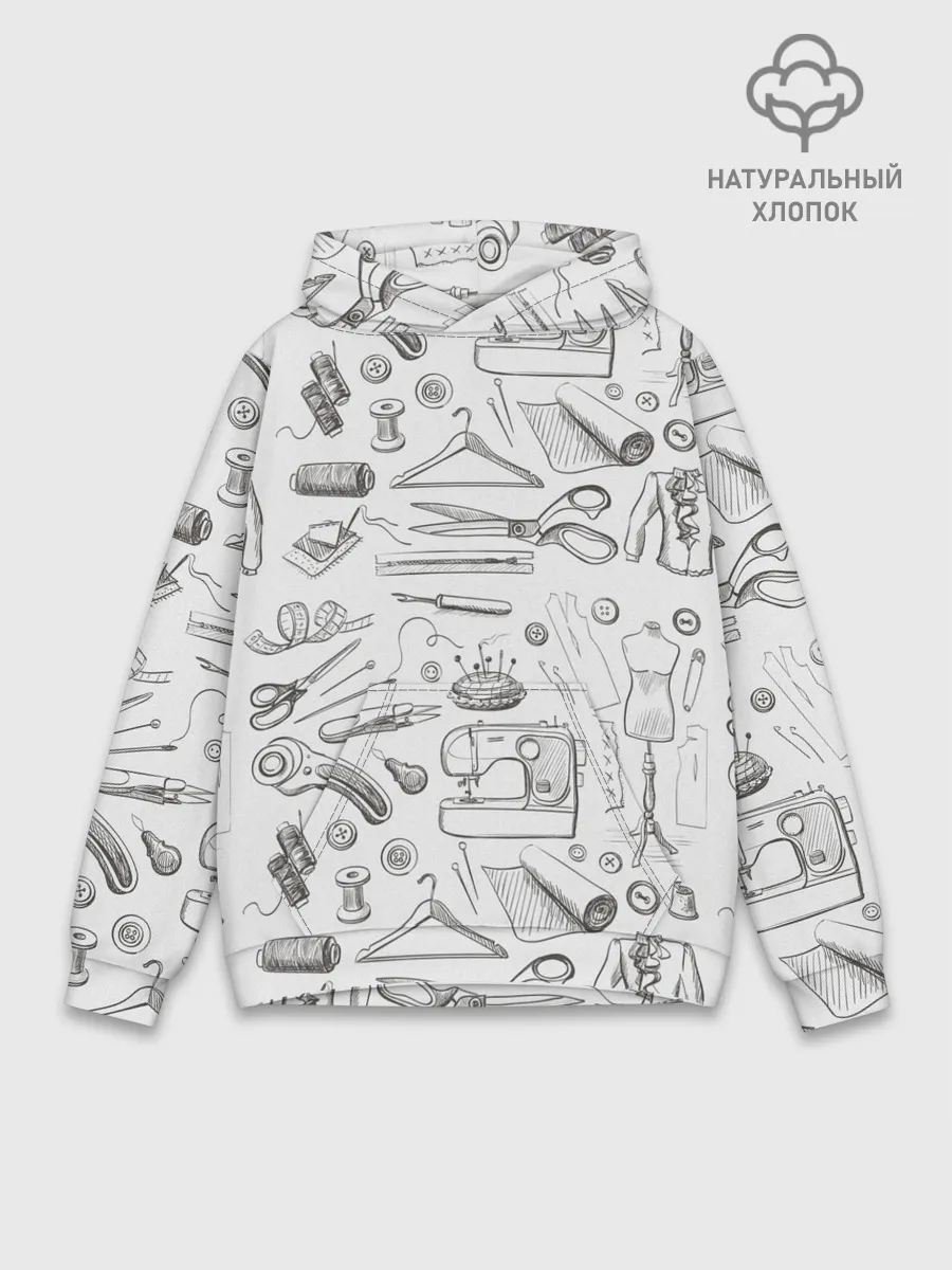 Худи мужской база хлопок / для швеи