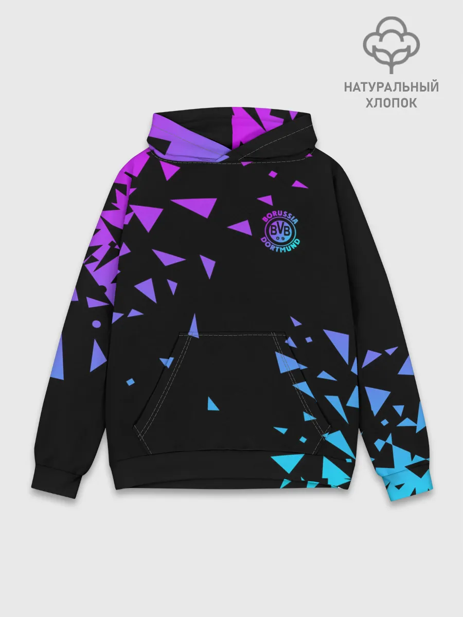 Худи мужской база хлопок / FC Borussia