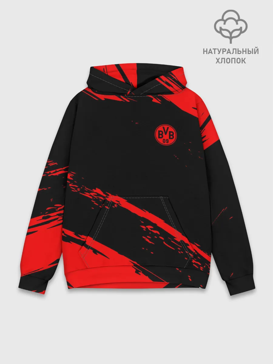 Худи мужской база хлопок / FC Borussia