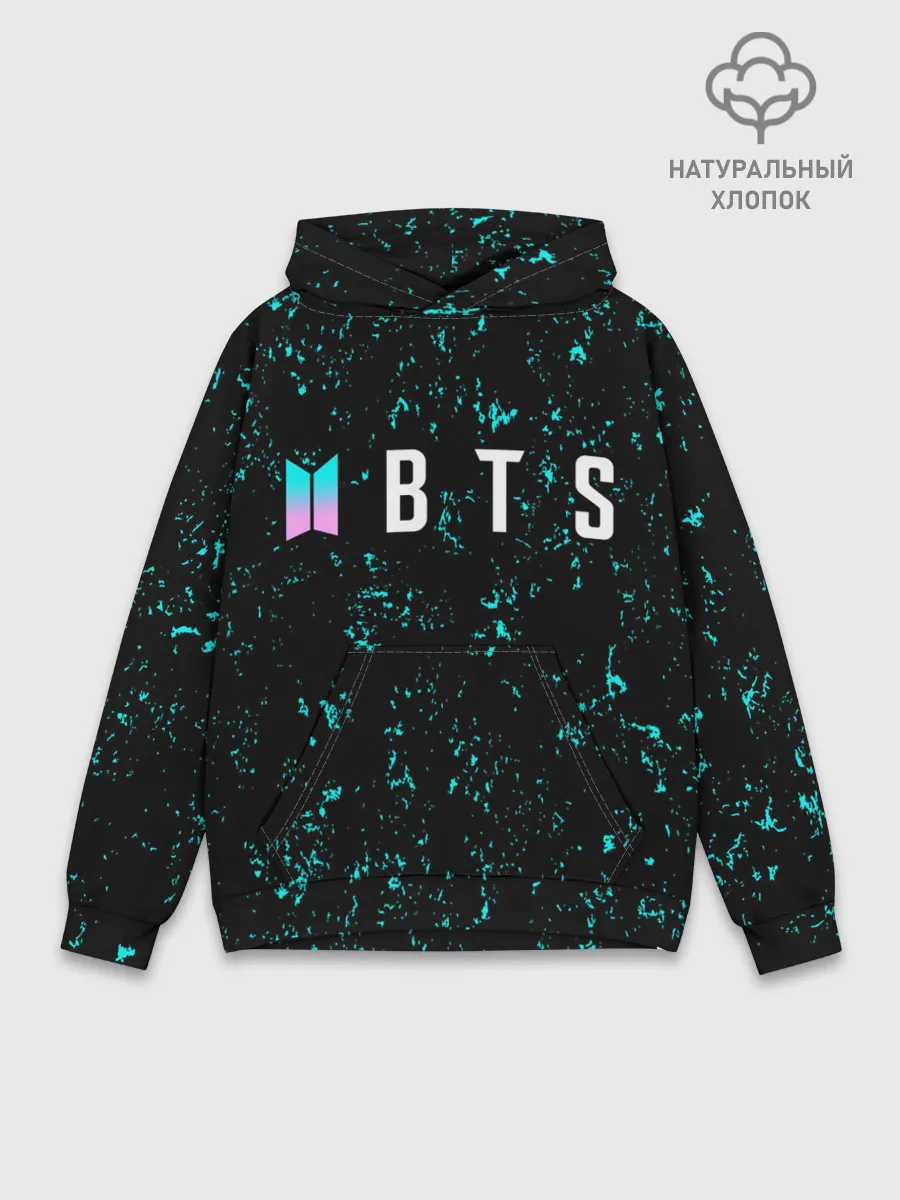 Худи мужской база хлопок / BTS / БТС