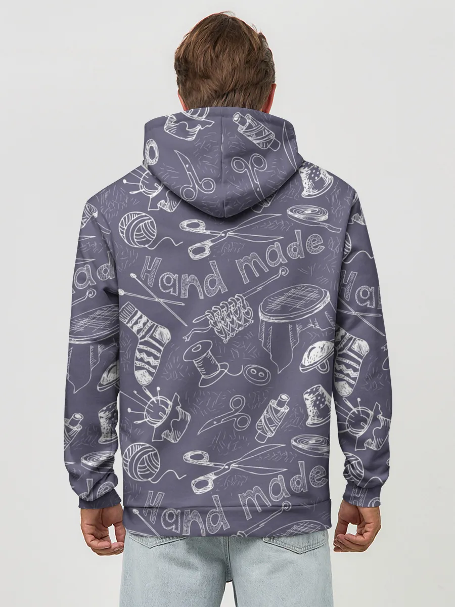 Худи мужской база хлопок / Hand made