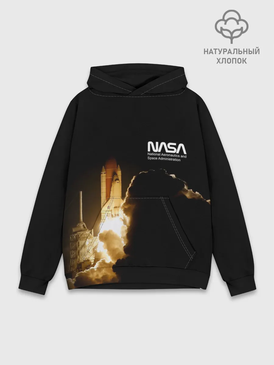 Худи мужской база хлопок / NASA