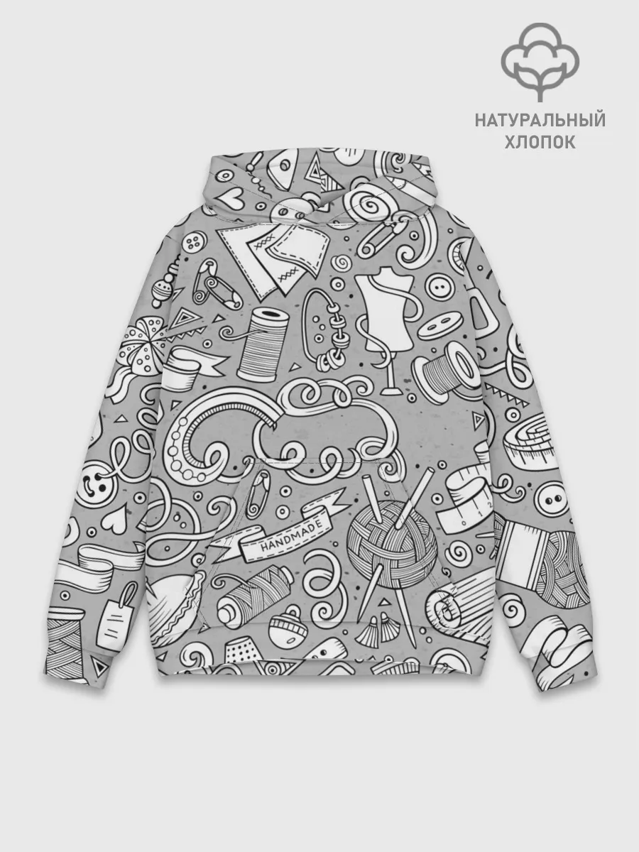 Худи мужской база хлопок / handmade