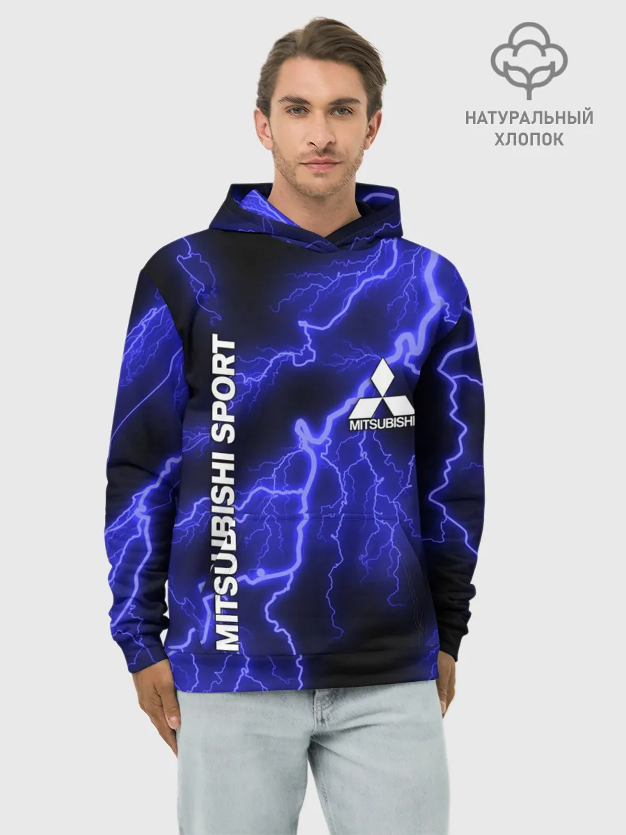 Худи мужской база хлопок / MITSUBISHI