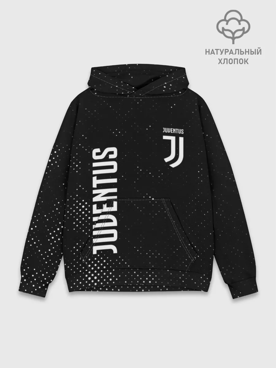 Худи мужской база хлопок / JUVENTUS / ЮВЕНТУС