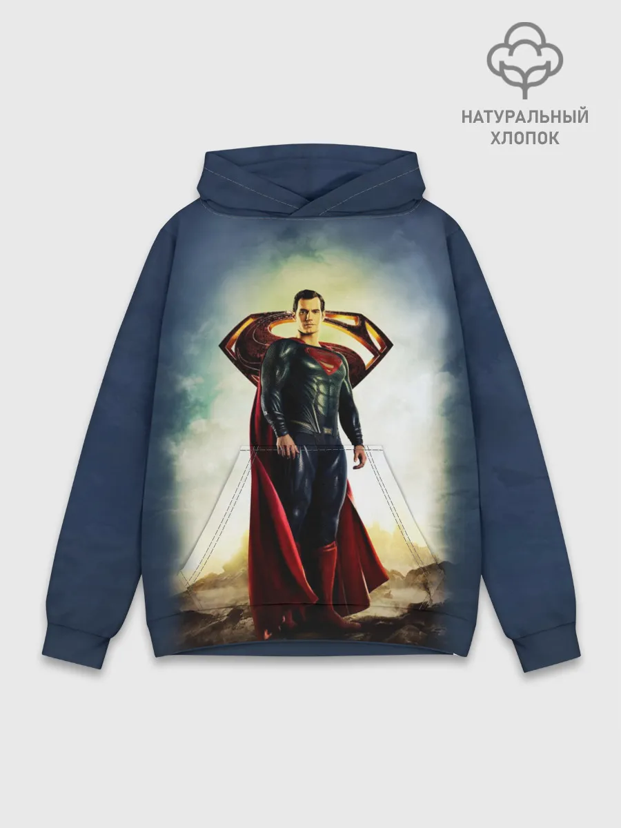 Худи мужской база хлопок / Superman