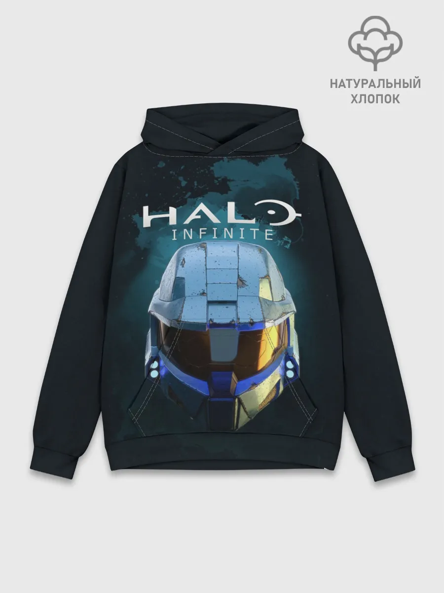 Худи мужской база хлопок / Halo Infinite