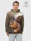 Худи мужской база хлопок / Белка