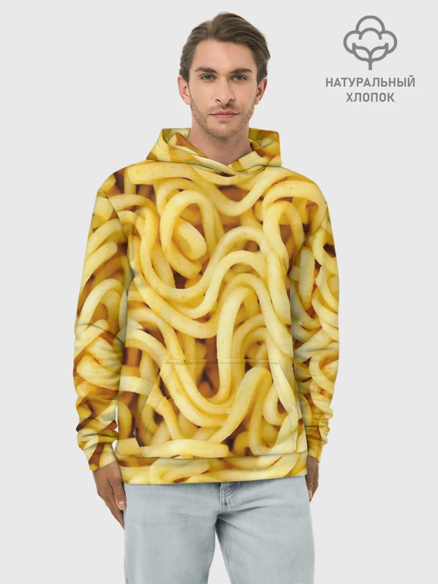 Худи мужской база хлопок / Лапша