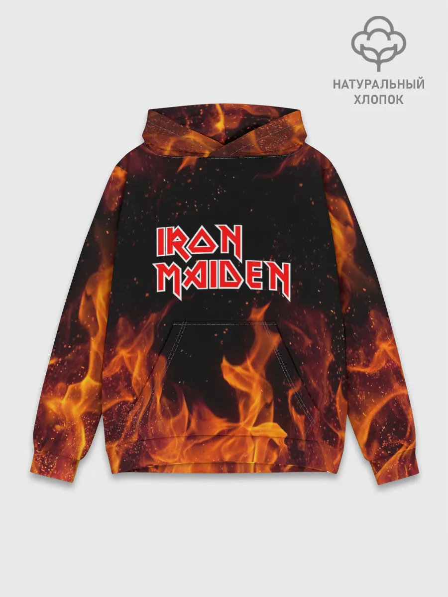 Худи мужской база хлопок / Iron Maiden