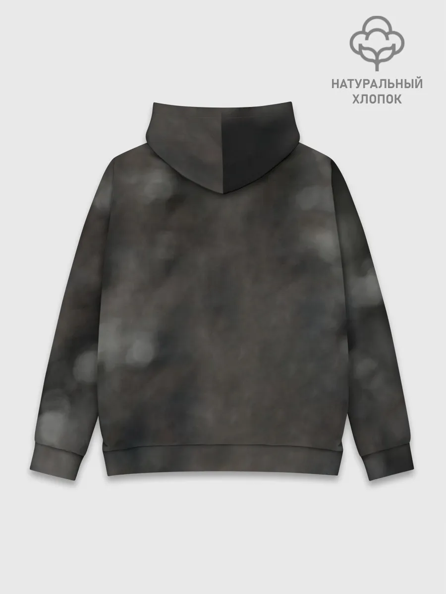 Худи мужской база хлопок / Волк