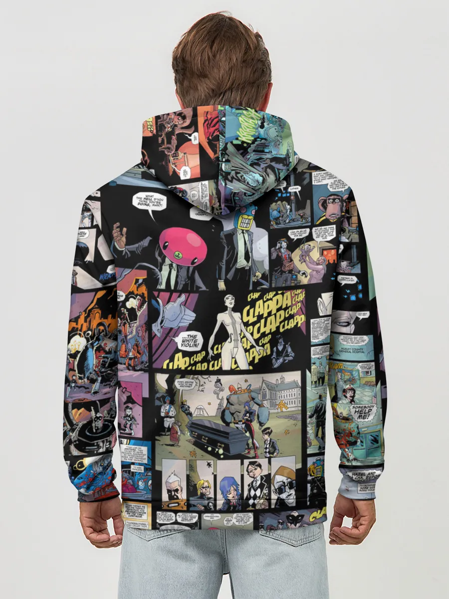 Худи мужской база хлопок / Академия Амбрелла