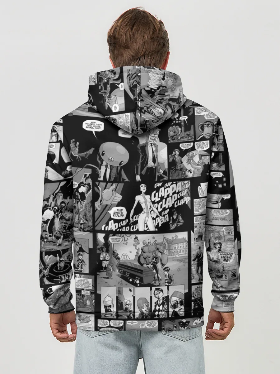 Худи мужской база хлопок / Академия Амбрелла