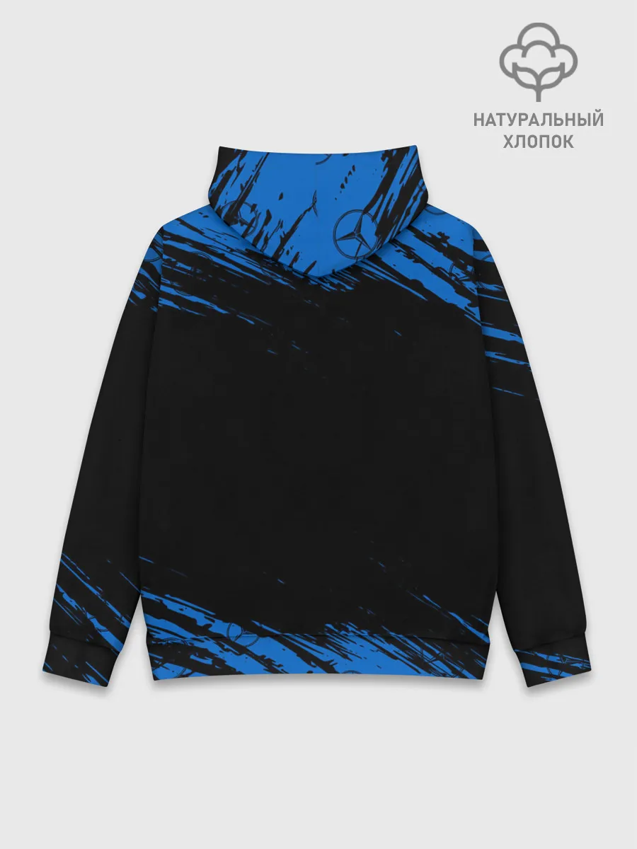 Худи мужской база хлопок / MERCEDES / МЕРСЕДЕС