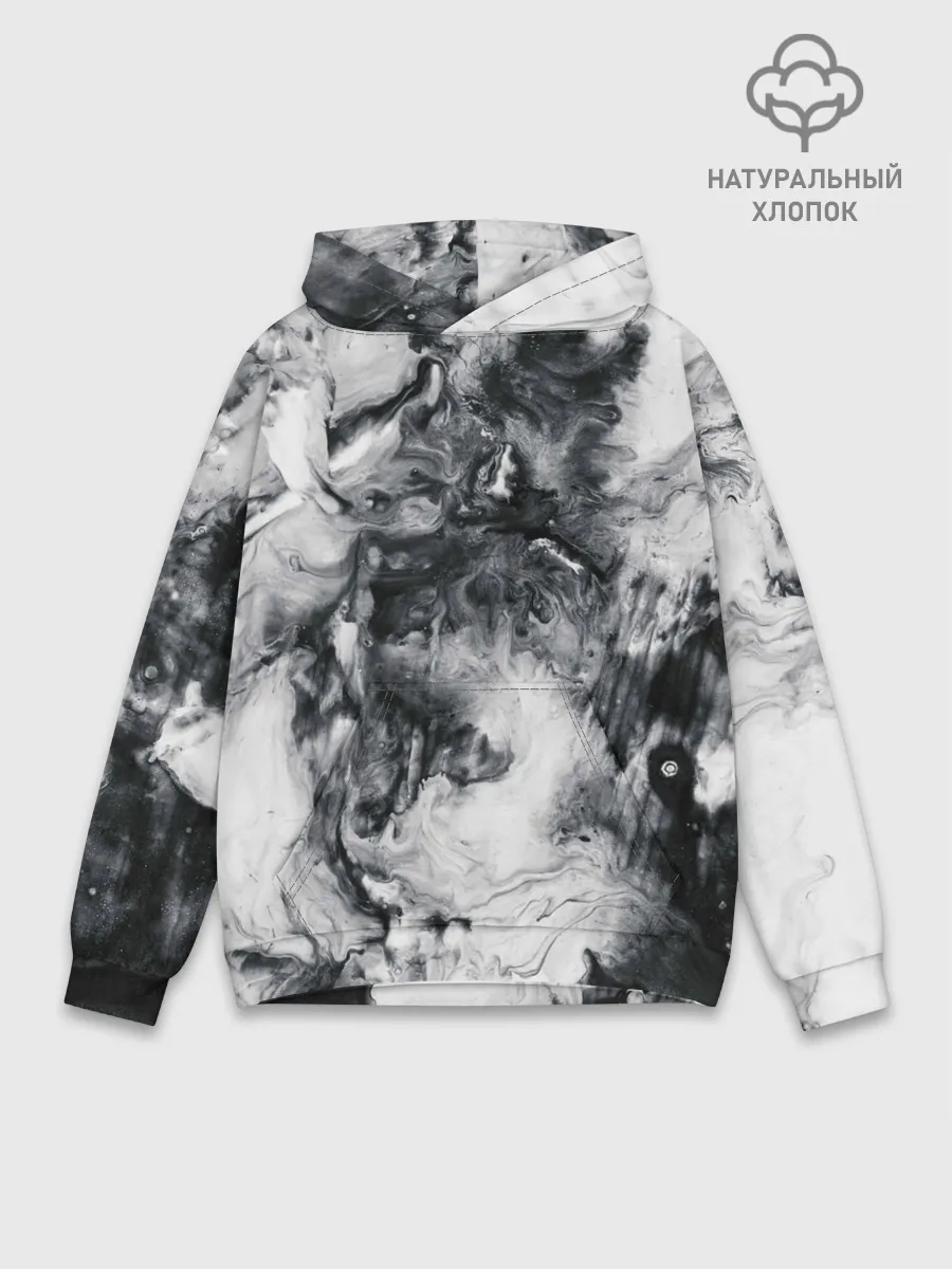 Худи мужской база хлопок / МРАМОР