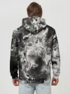 Худи мужской база хлопок / Мрамор