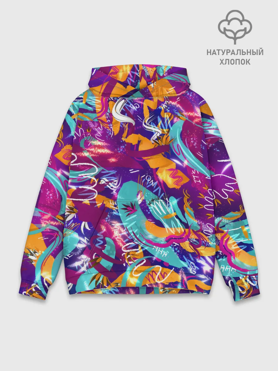 Худи мужской база хлопок / Яркие краски