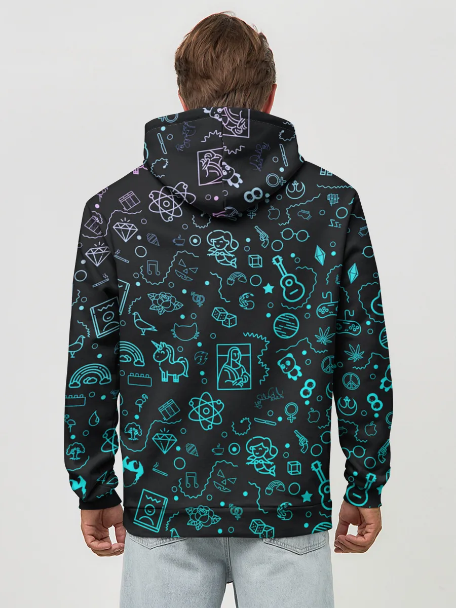 Худи мужской база хлопок / Наука