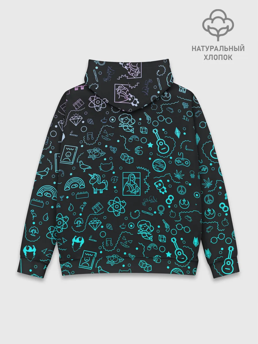Худи мужской база хлопок / Наука