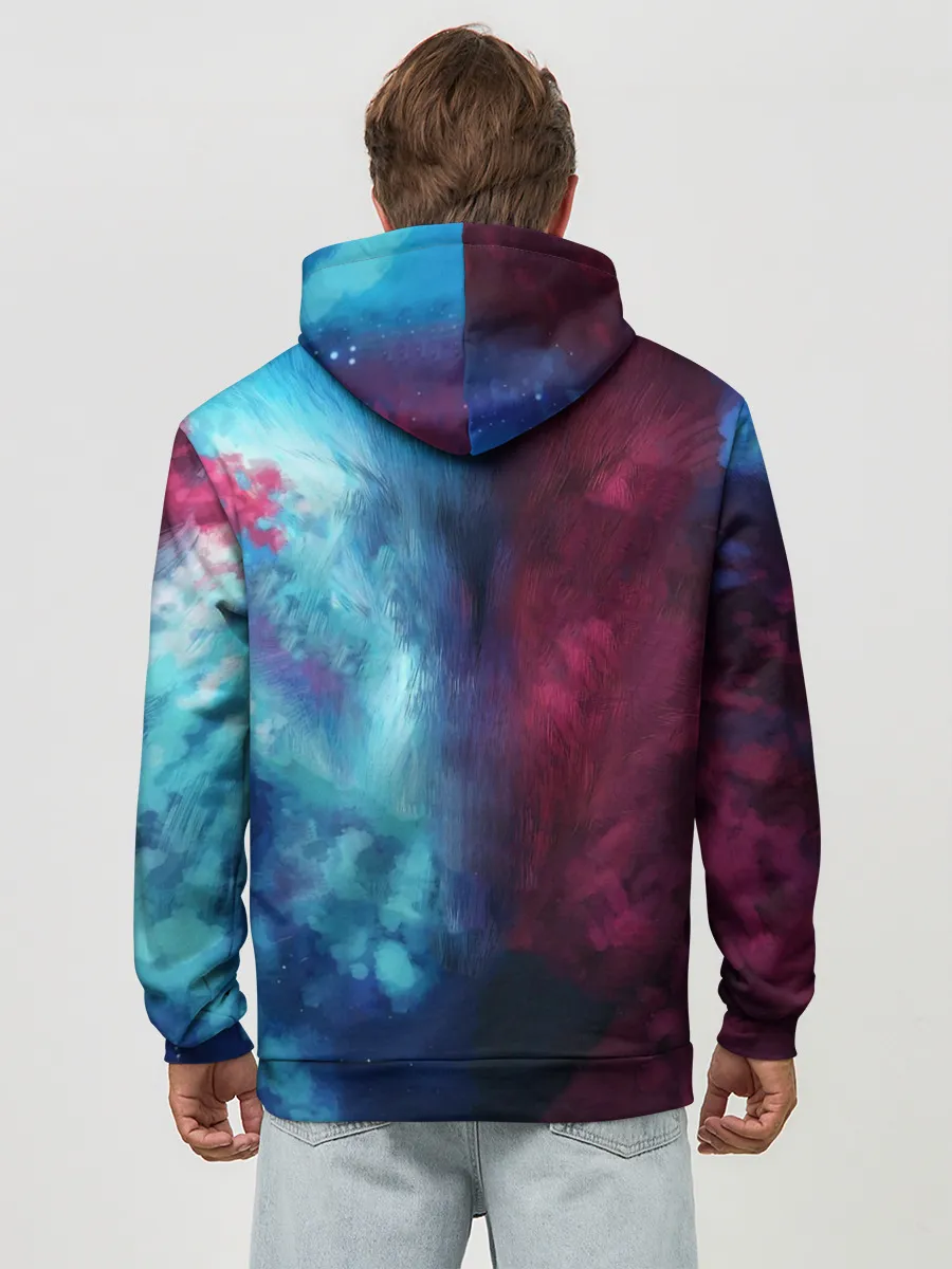 Худи мужской база хлопок / ВЗГЛЯД ВОЛКА