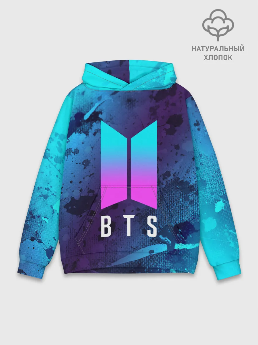 Худи мужской база хлопок / BTS / БТС