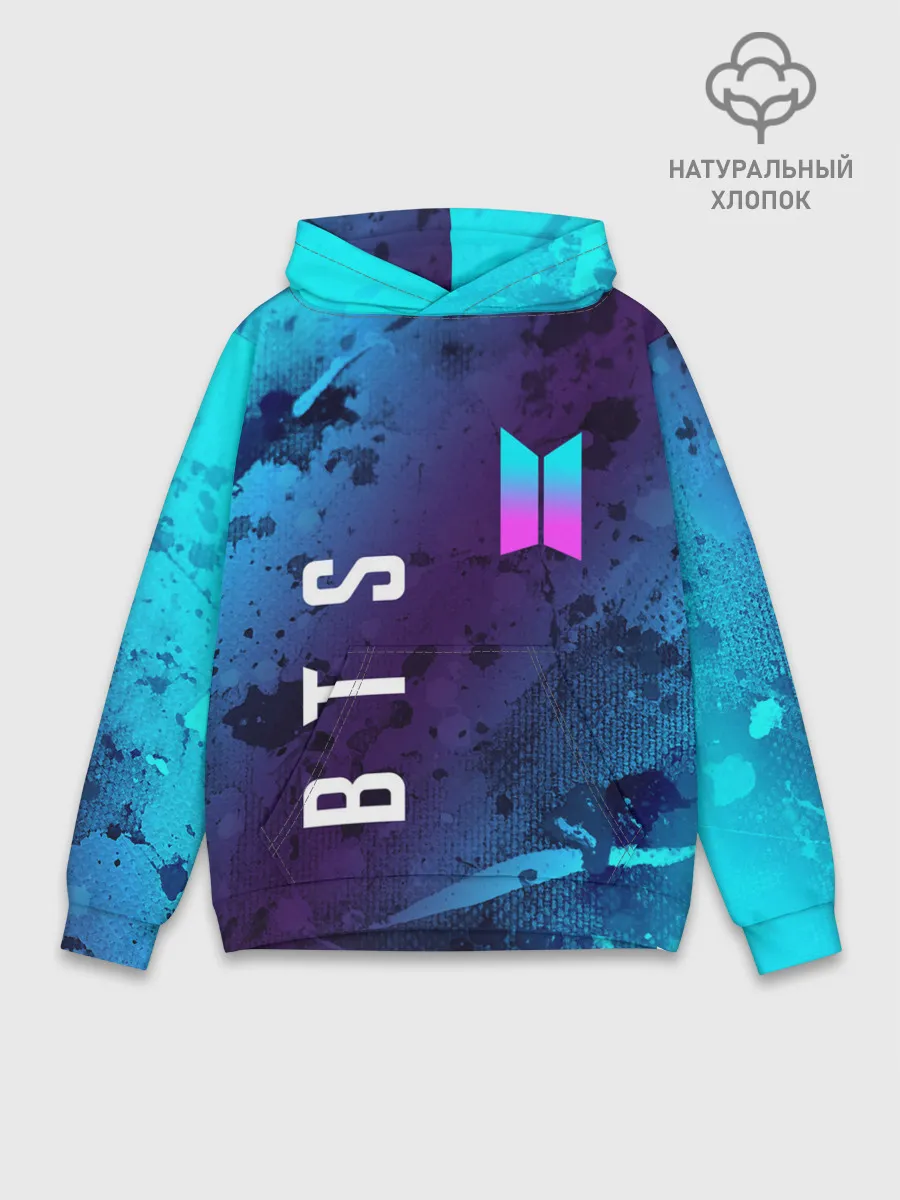 Худи мужской база хлопок / BTS / БТС
