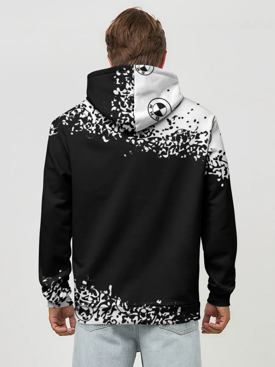 Худи мужской база хлопок / BMW / БМВ