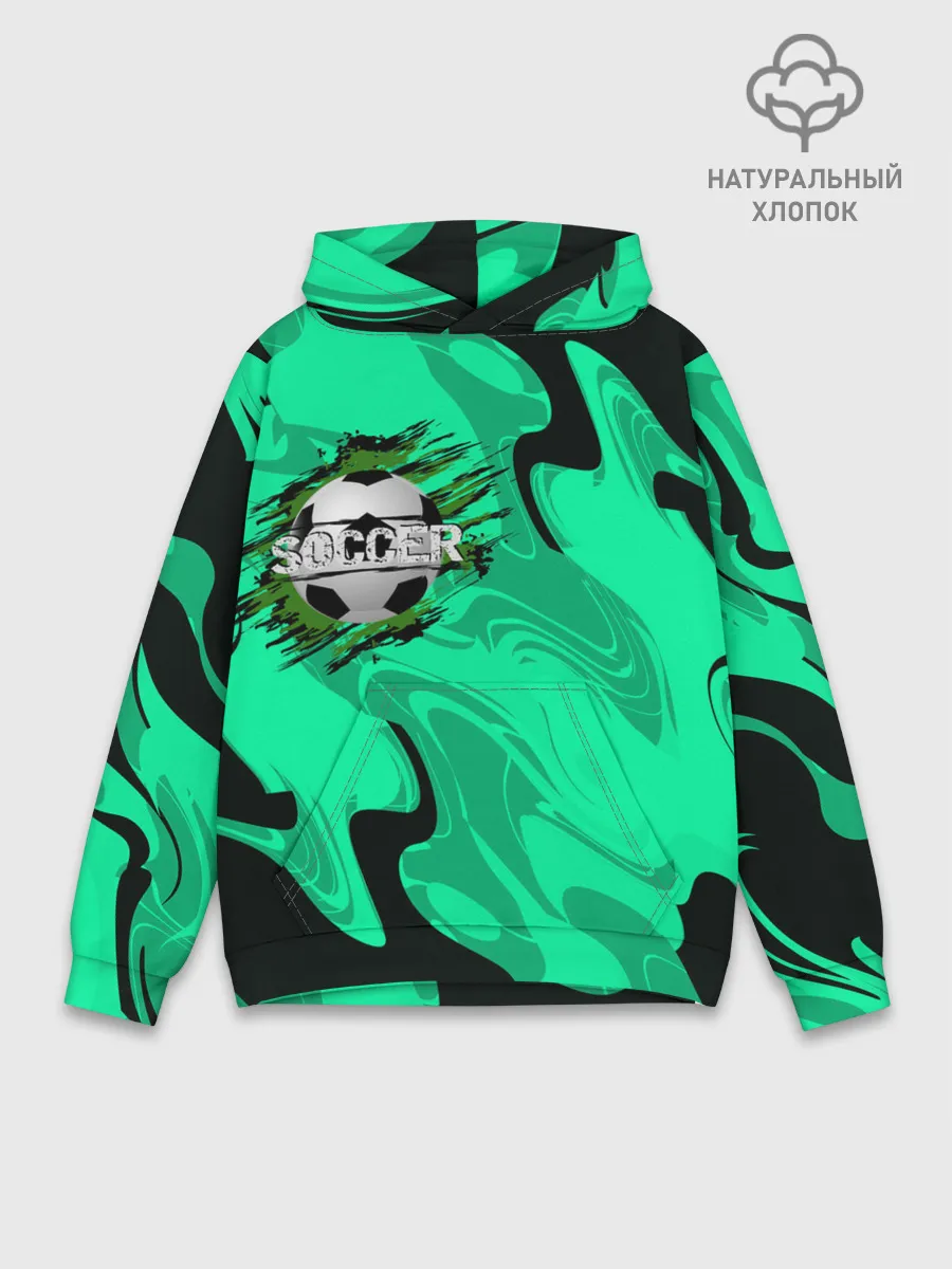 Худи мужской база хлопок / Soccer