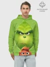 Худи мужской база хлопок / Гринч