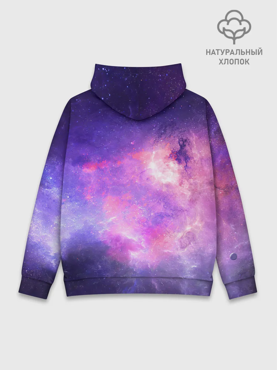 Худи мужской база хлопок / Космические дали